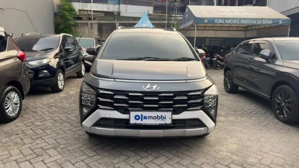 Garansi 1 Th - Hyundai Stargazer X 1.5 Prime Bensin-AT 2023 Abu-Abu