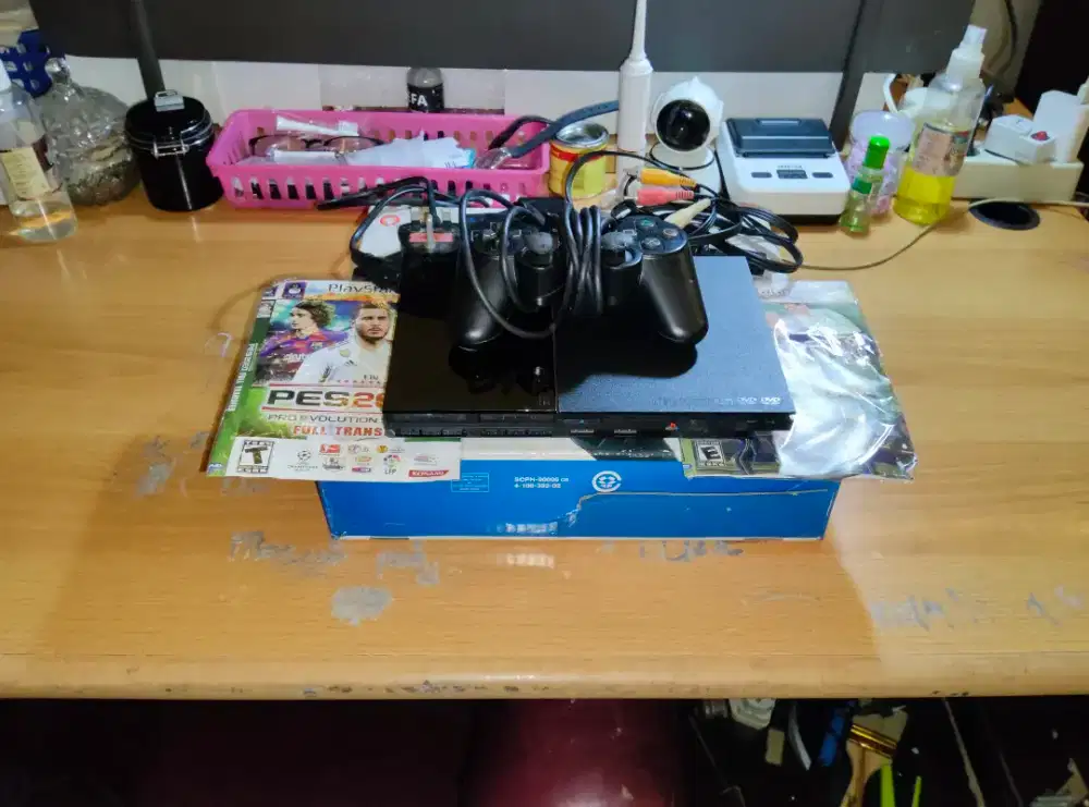 PlayStation 2 / PS2 Slim Seri 90006 Lengkap Siap Pakai
