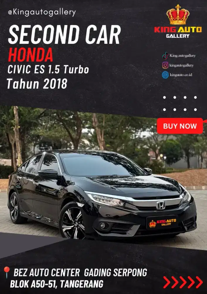 Honda CIVIC ES 1.5 TURBO 2018 Tangan Pertama