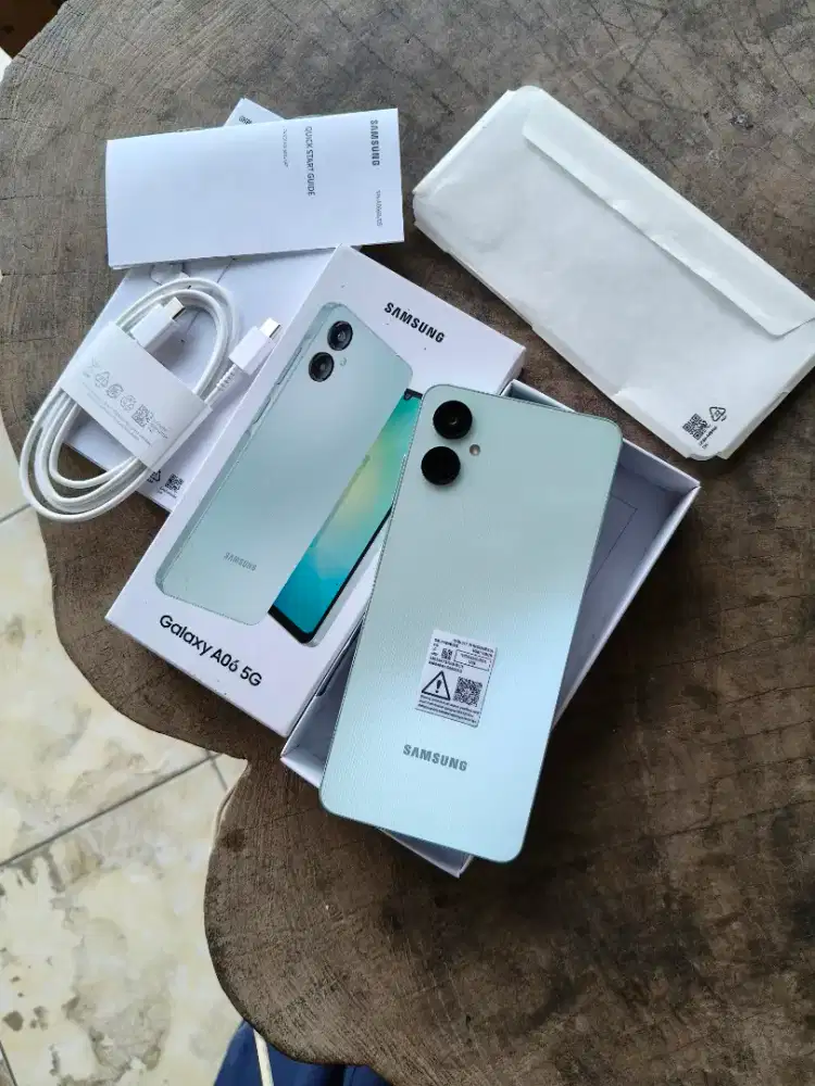 Samsung A06 5G 6+6/128gb utuh tidak terpakai fullset ori