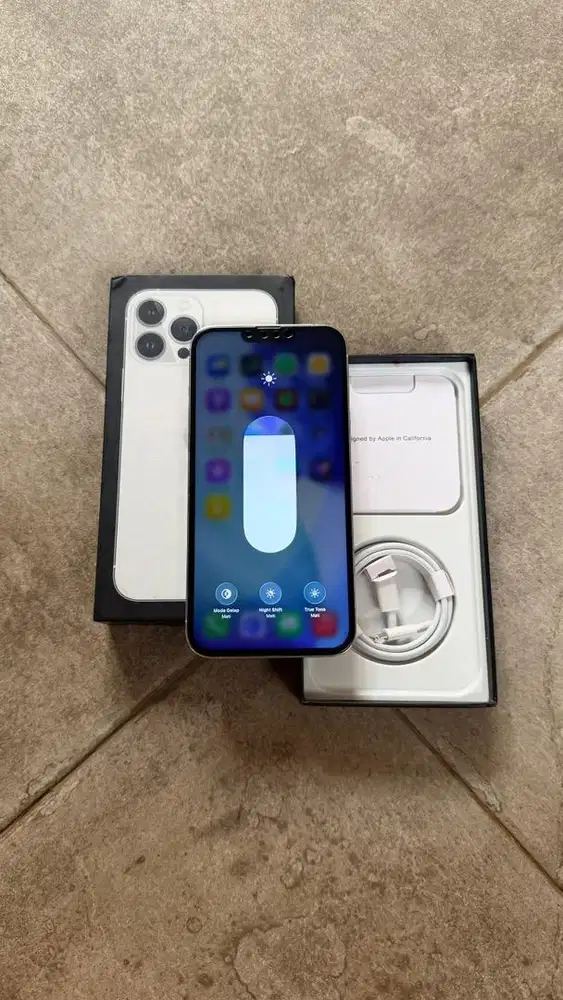 Iphone 13 Promax 128GB Silver Terdaftar Lengkap