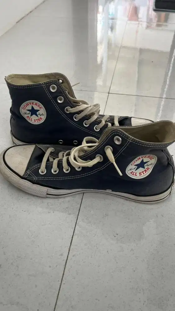 PRELOVED CONVERSE CHUCK TAYLOR ALL STAR HIGH-TOP NAVY