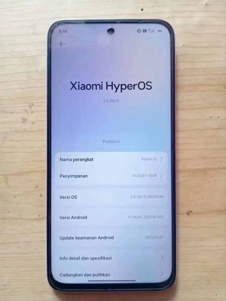 Redmi 15 Ram 8/128
