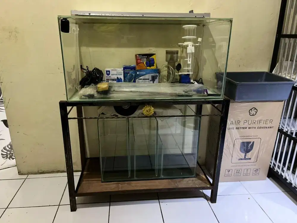 JUAL AQUARIUM FULL SET