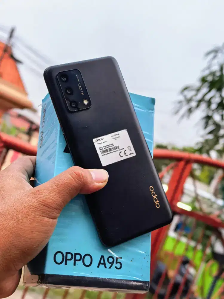 Oppo A95 ram 8+8/128gb komplit segel mulus normal