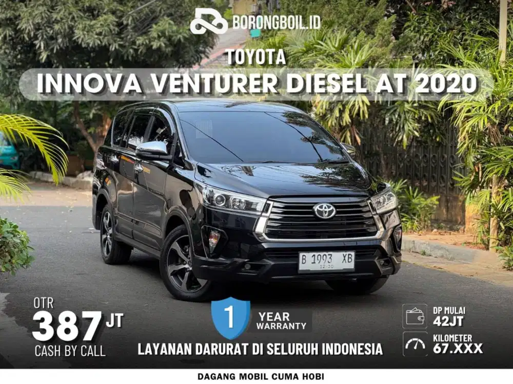 UNIT GRESS INNOVA VENTURER 2.4 AT DIESEL 2020 RECORD