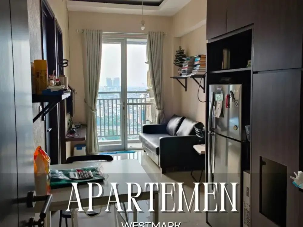 DIJUAL MURAH APARTEMEN WESTMARK 1+1BR FULL FURNISHED JAKARTA BARAT