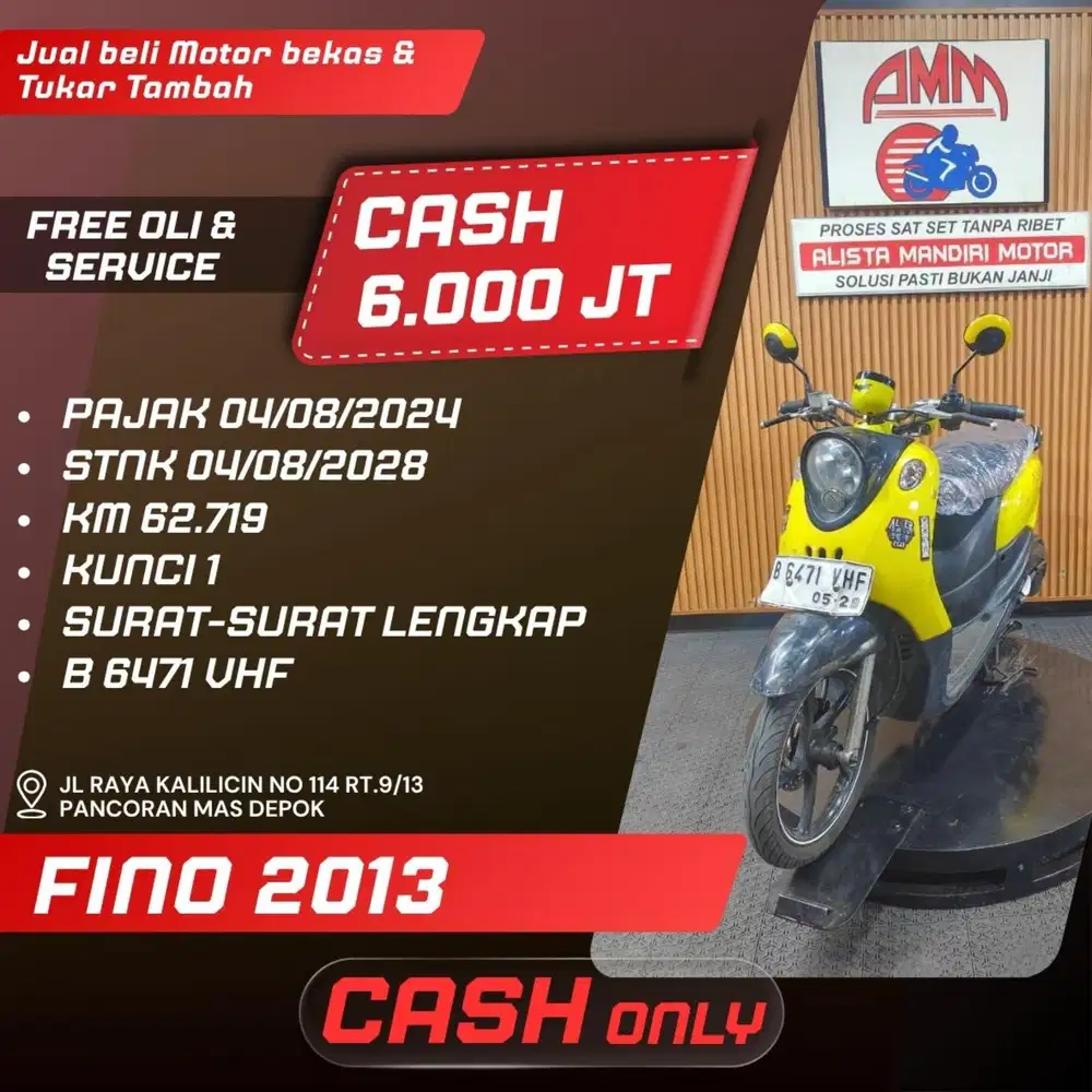 FINO 2013 CASH ONLY ALISTA