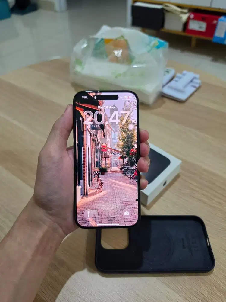 Iphone 15 Pro 256 Gb Warna Black Murah Mulus Ex Ibox