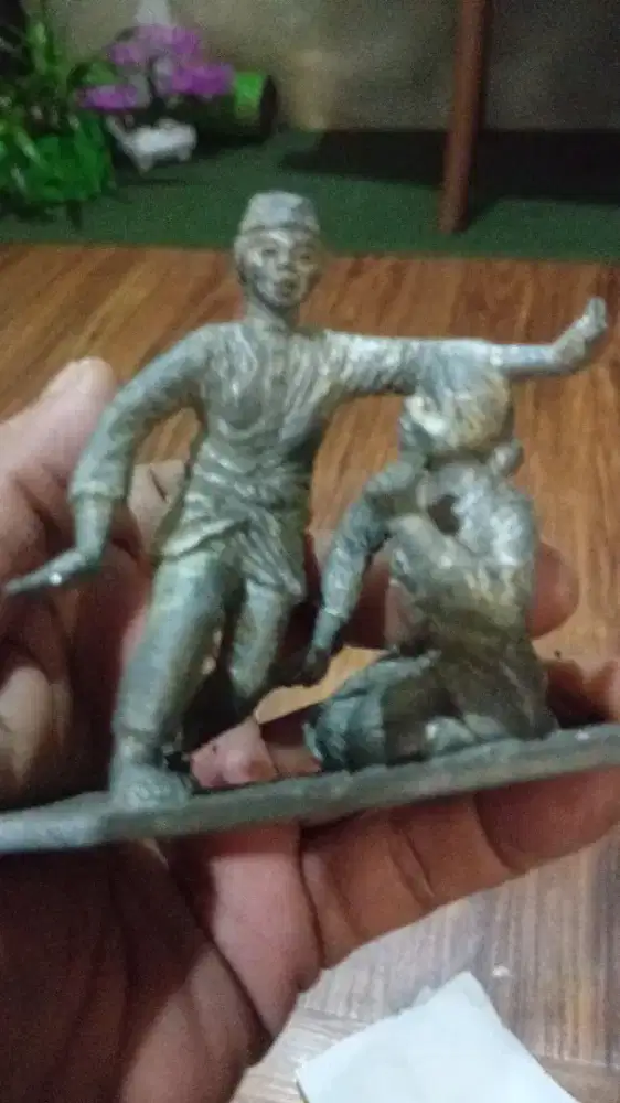 Patung Pewter original selangor ( Malay Dancer mak inang 1980)