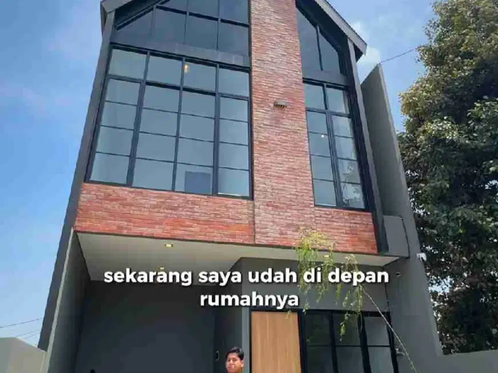 Rumah Scandinavian di dekat tol Kukusan Depok