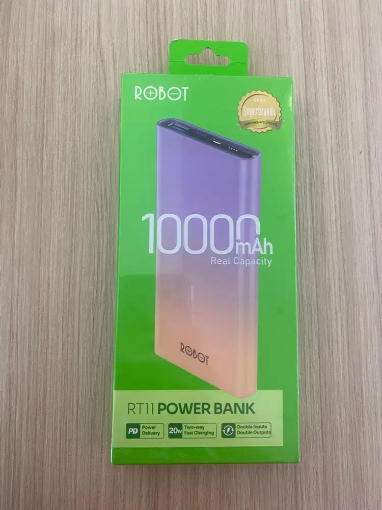 powerbank robot rt11 purple