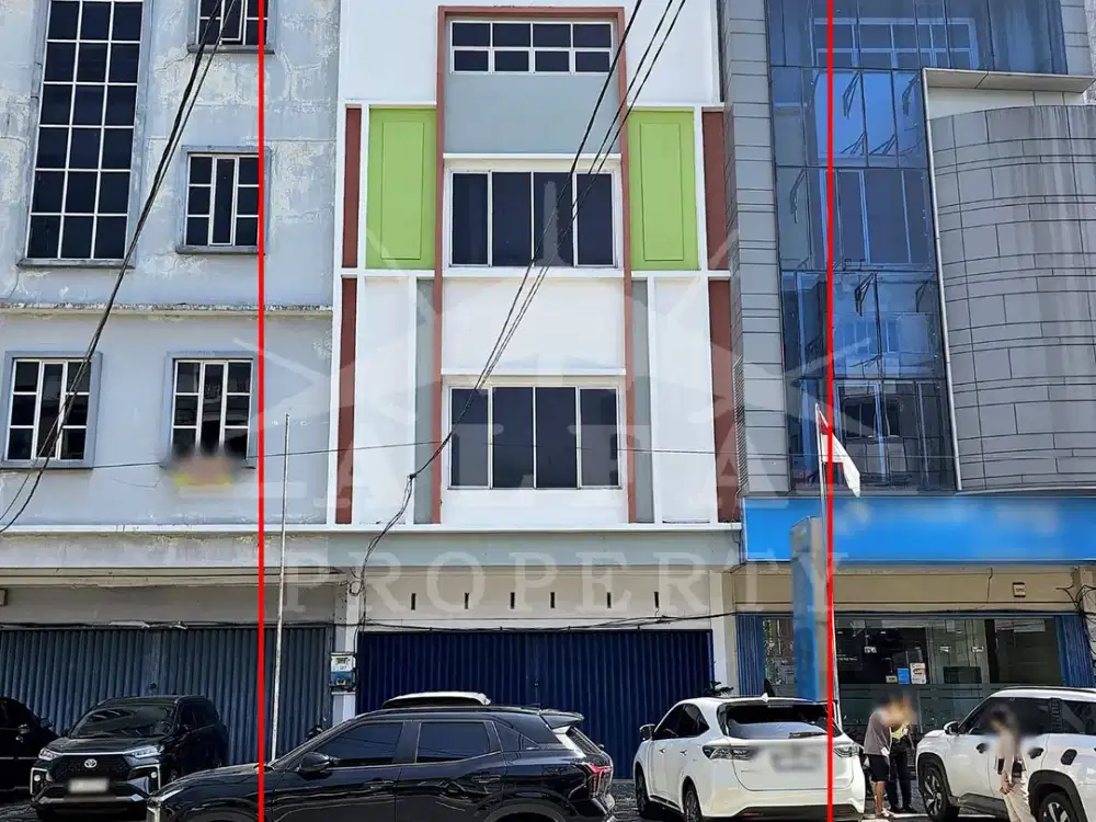 Sewa Cepat! Ruko Pusat Kota Banyak Ruangan Cocok Kantor, Bank, Kuliner