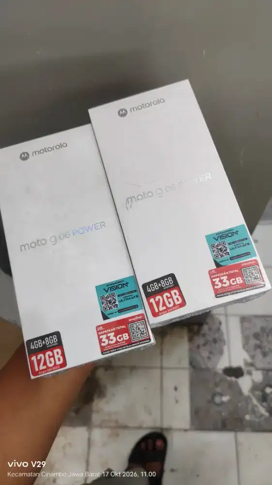 Motorola G06 POWER 4+8/128gb NFC 7000mAh baru segel box pabrik