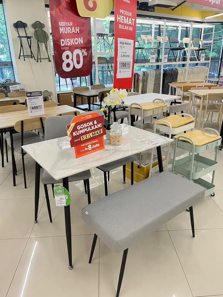 OBRAL MURAH SET MEJA MAKAN SELMA