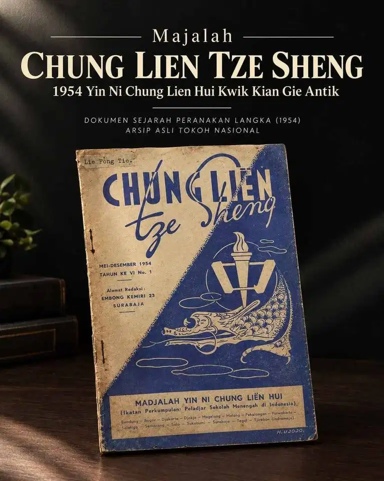 Majalah Chung Lien Tze Sheng 1954 Yin Ni Chung Lien Hui Kwik Kian Gie