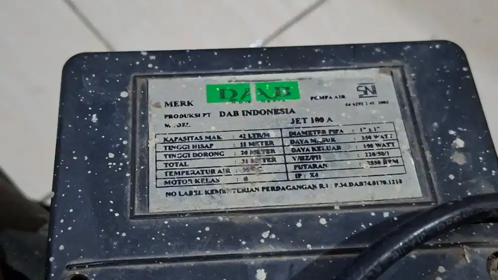 Pompa semi jetpump DAB jet 100A