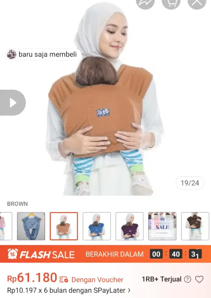 Gendongan bayi bagus
