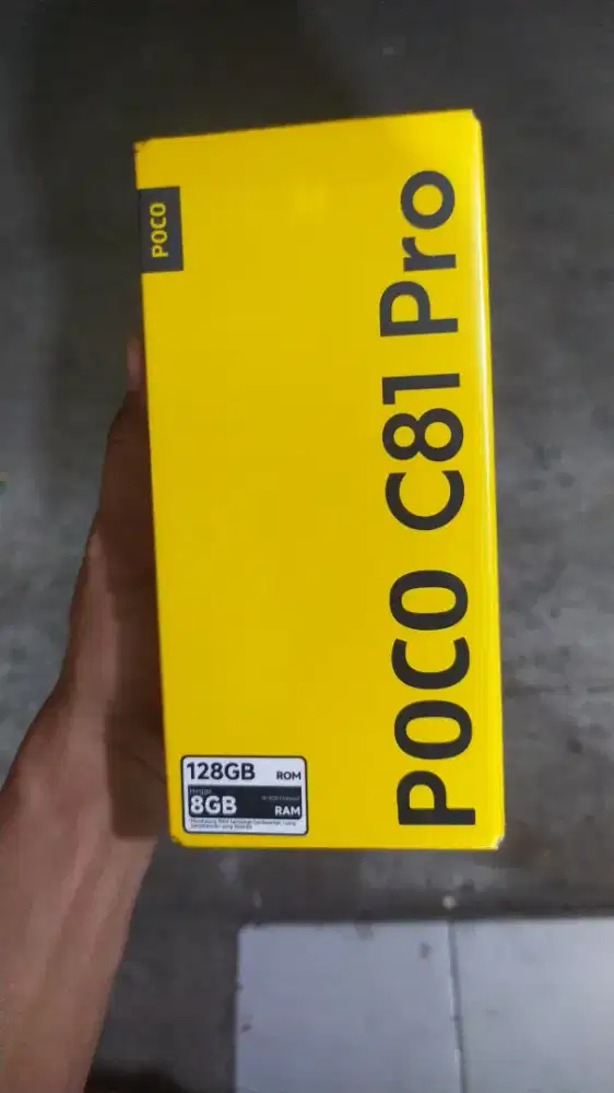 Poco c81 pro 8/128 segel box