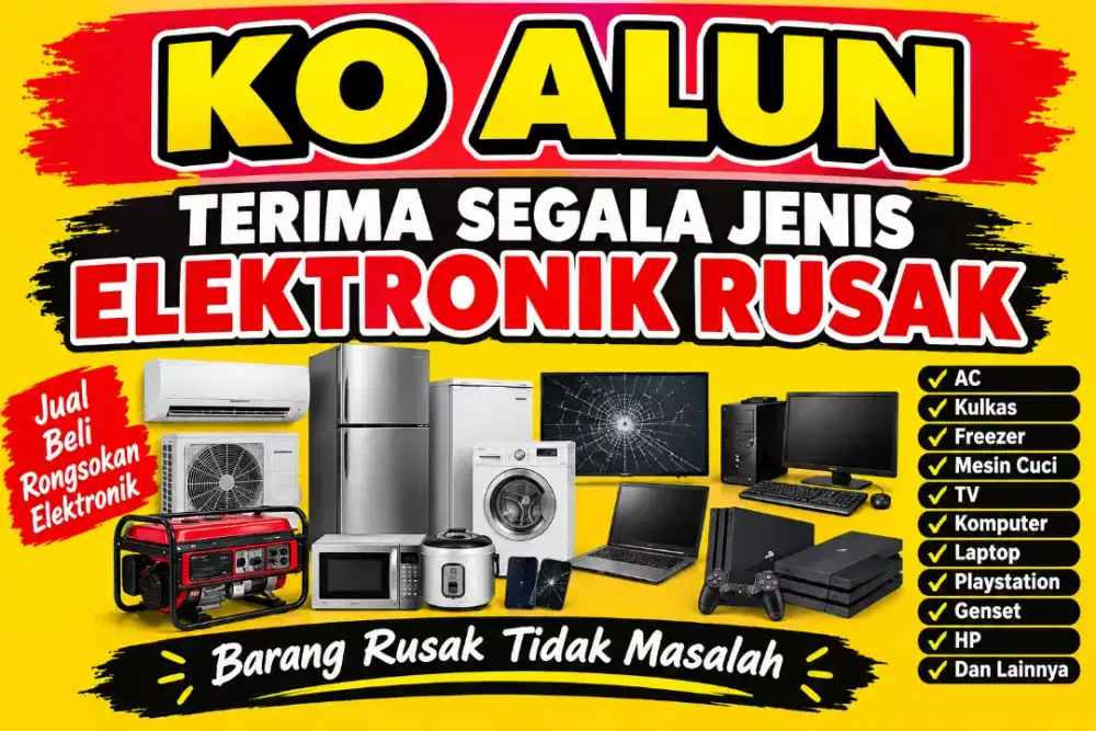menerima segala jenis elektronik rusak