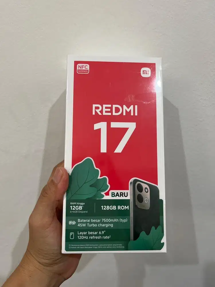 Jual Hp baru Xiomi 17 Redmi 6/128GB