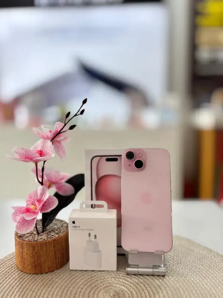 Iphone 15 pink ready bisa cash kredit tukar tambah