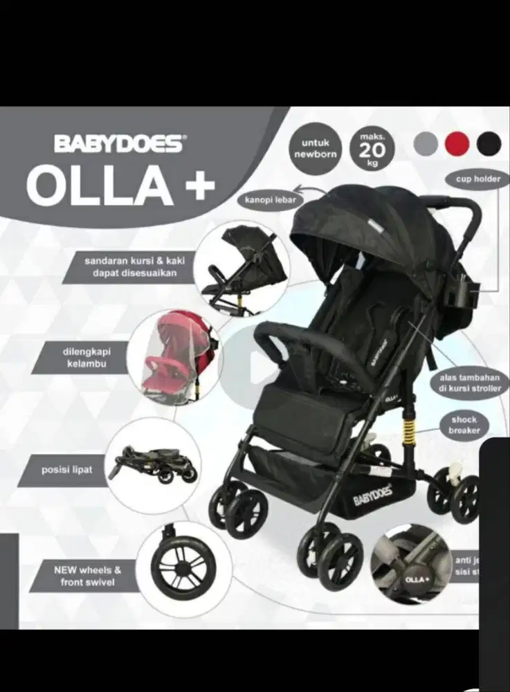 Stroller baru babydoes