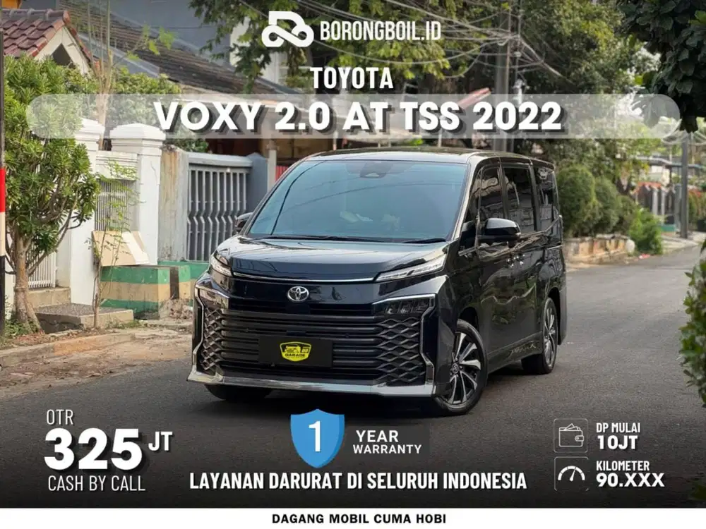[ Siap Pakai ] Toyota Voxy 2.0 TSS AT 2022 Hitam Metalik