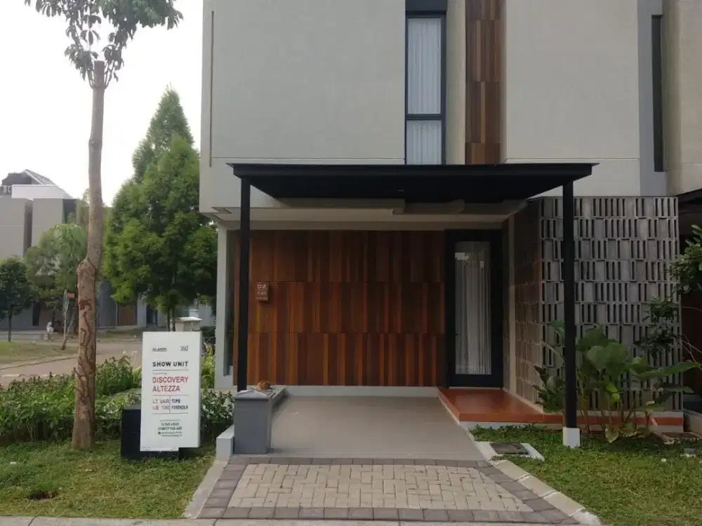Rare Item! Rumah Minimalis Keren 2 Lantai Discovery Bintaro Sektor 9 Tangerang Selatan LT 112 m² Area Favorit