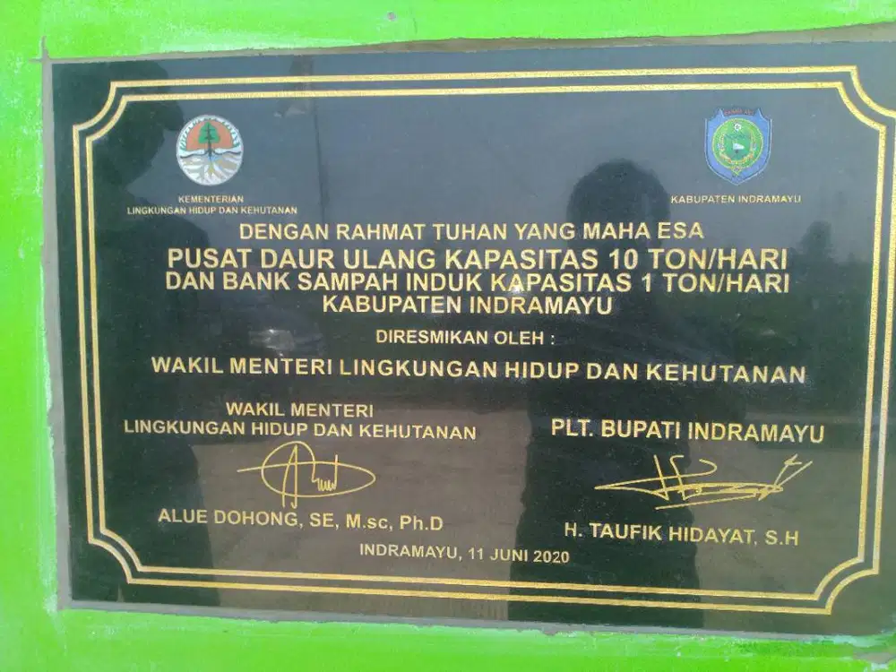 Batu Plakat Prasasti Peresmian Granit Marmer