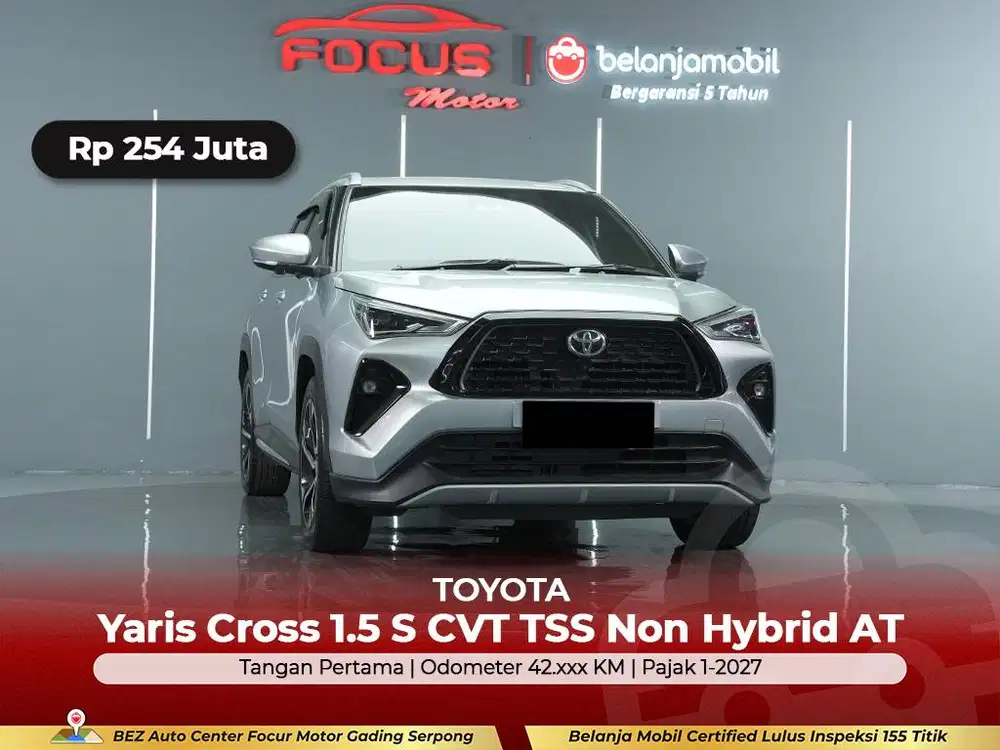 [GARANSI 5THN] Toyota Yaris Cross 1.5 S TSS Non Hybrid 2022/2023/2024