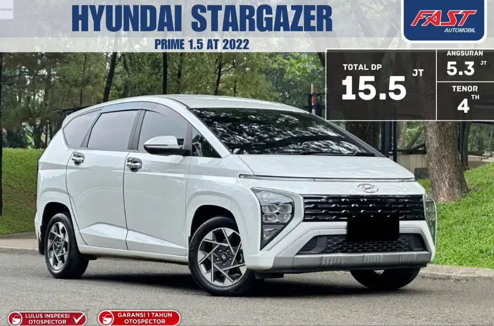 KM.57RB GARANSI 1TH HYUNDAI STARGAZER PRIME 2022 1.5 AT CAPTAIN SEAT
