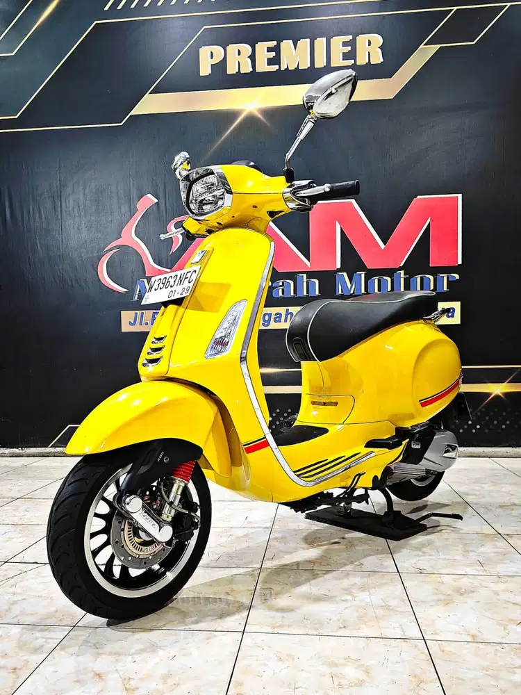 Piaggio vespa sprint 150cc yellow edition th 2024. Anugerah motor