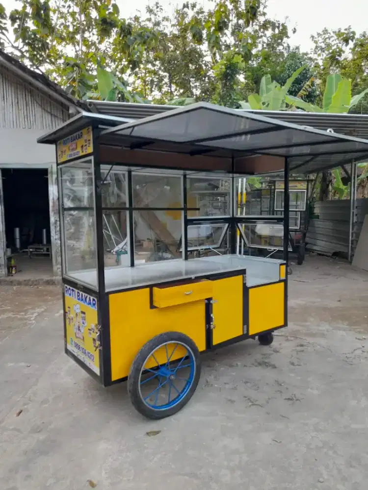Jual gerobak roti bakar