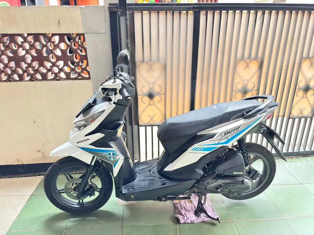 Honda BeAT 2017 eSP CW Putih Biru Istimewa Pemakai Siap Gas Nego Halus