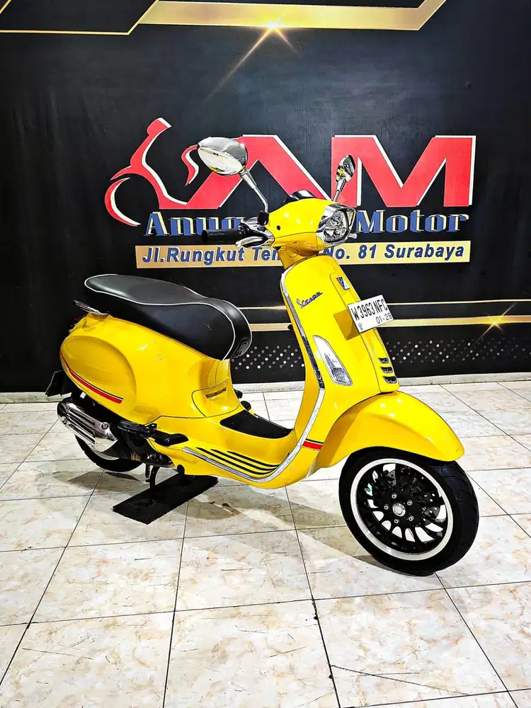 Piaggio vespa sprint 150cc yellow edition th 2024. Anugerah motor