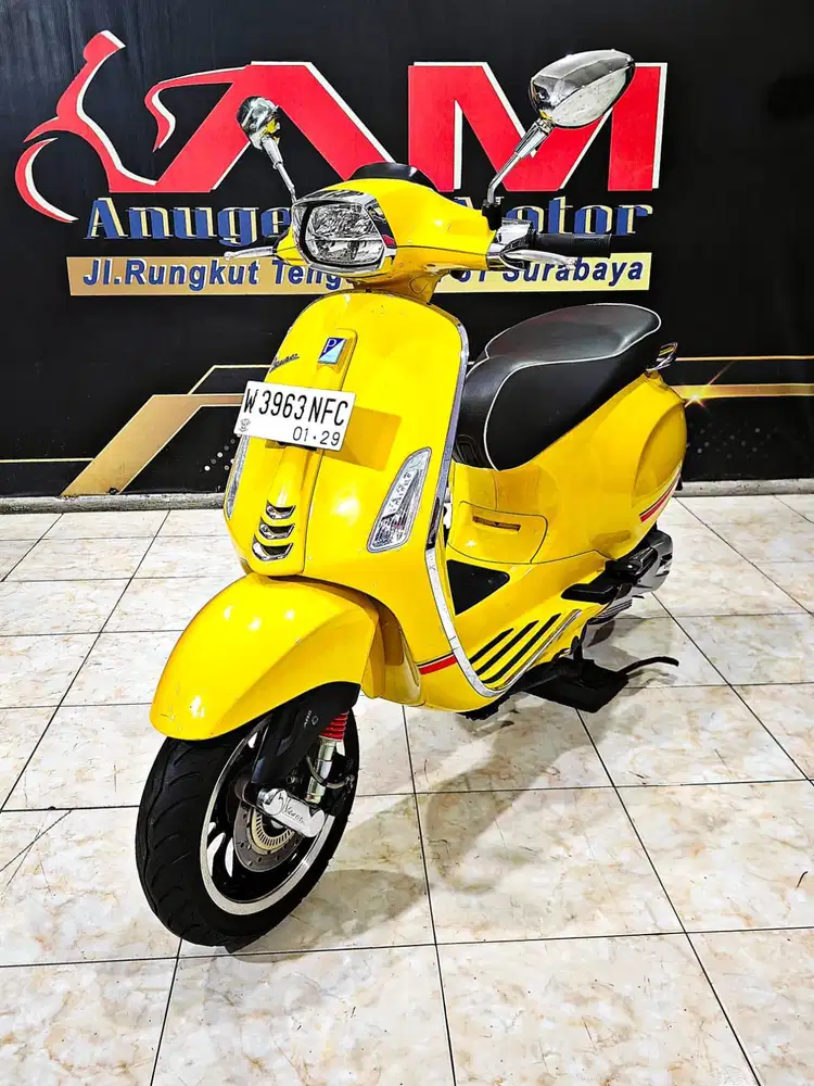Piaggio vespa sprint 150cc yellow edition th 2024. Anugerah motor