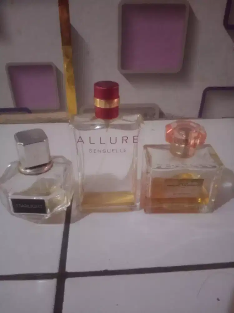Botol bekas parfum ori ada isi