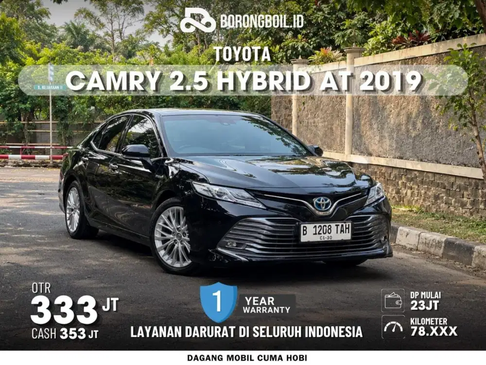 Toyota Camry Hybrid 2019 Hitam Metalik | Accord