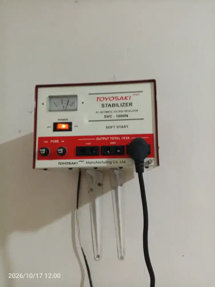 Dijual cepat stabilizer merek toyosaki 1000n
