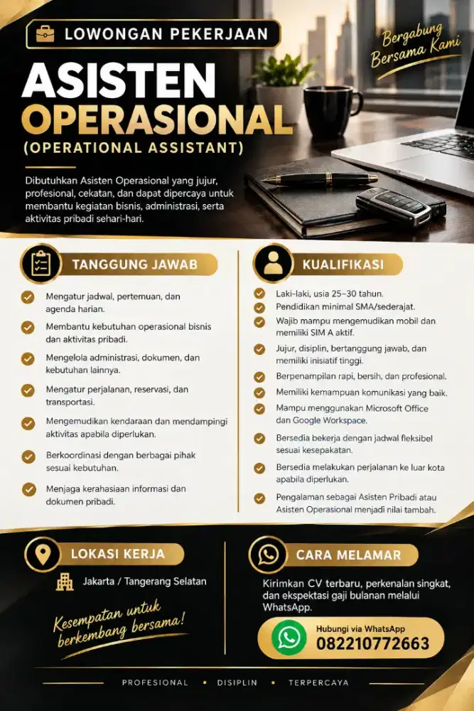 Operasional assistant