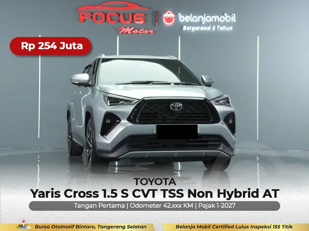 [GARANSI 5THN] Toyota Yaris Cross 1.5 S TSS Non Hybrid 2022/2023/2024