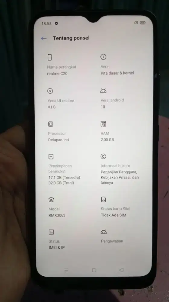 Dijual realme c20