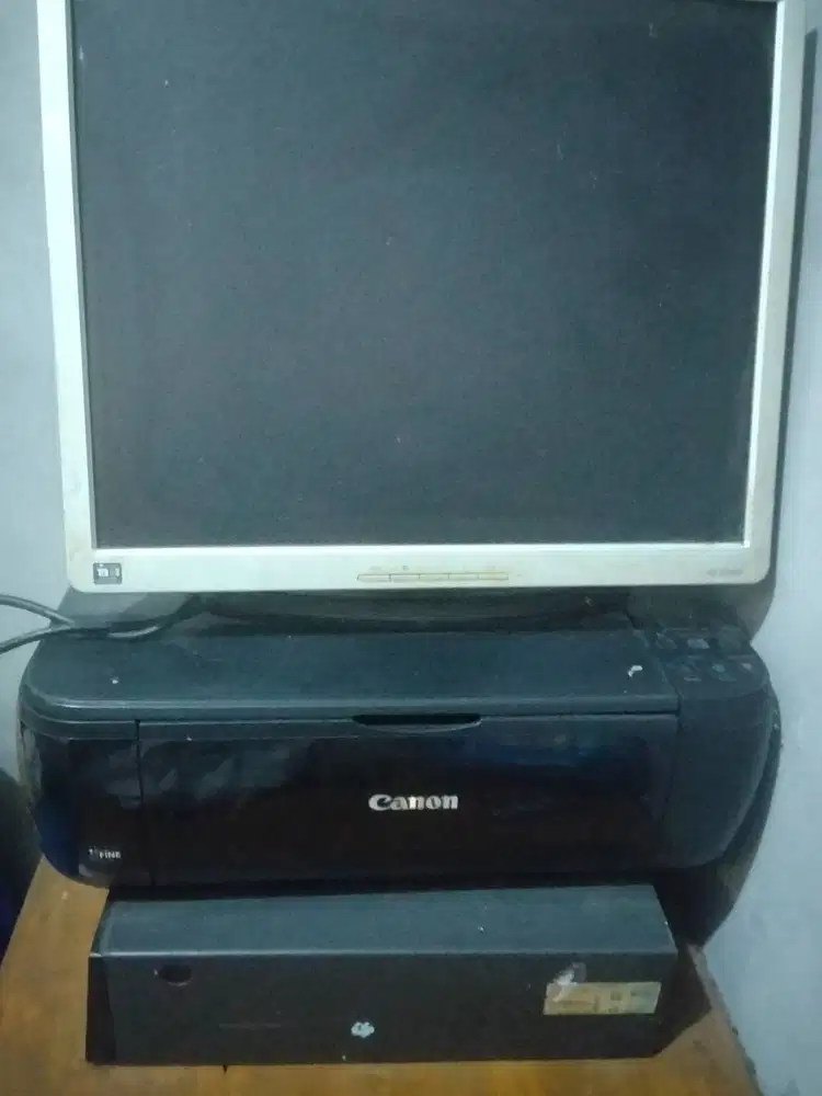 Printer Cannon dan monitor