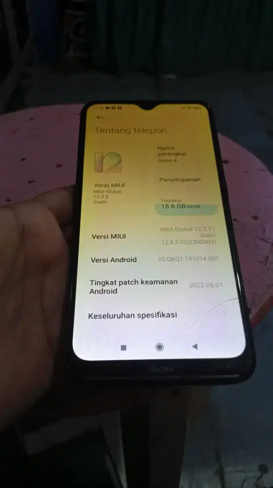 Dijual redmi 8 minus kya di foto