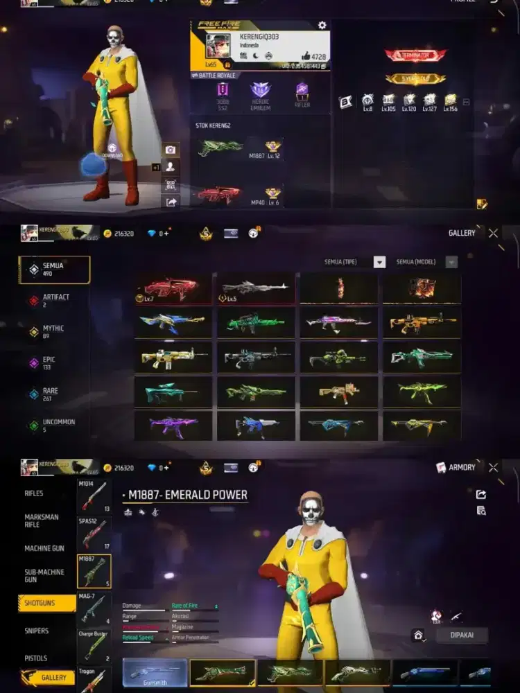 jual Akun FF Ready jual Akun FF buat yang suka main game FF
