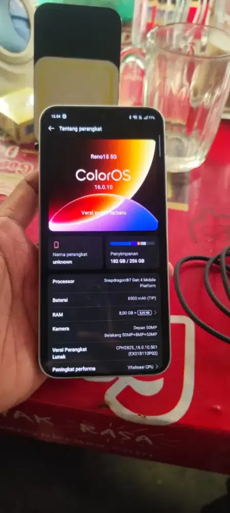Oppo reno 15 5g 8/256