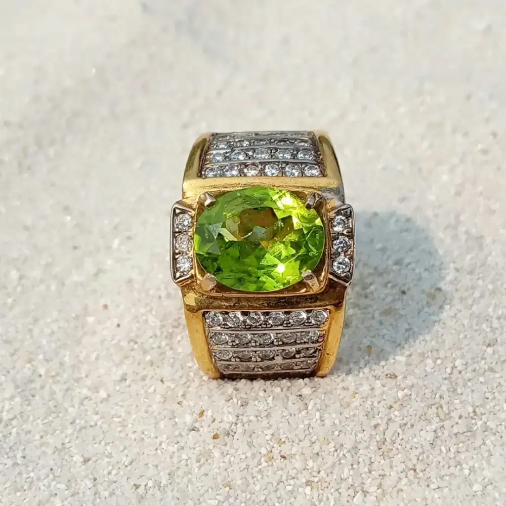 Peridot Burma Untreated NTE 3 ct perak