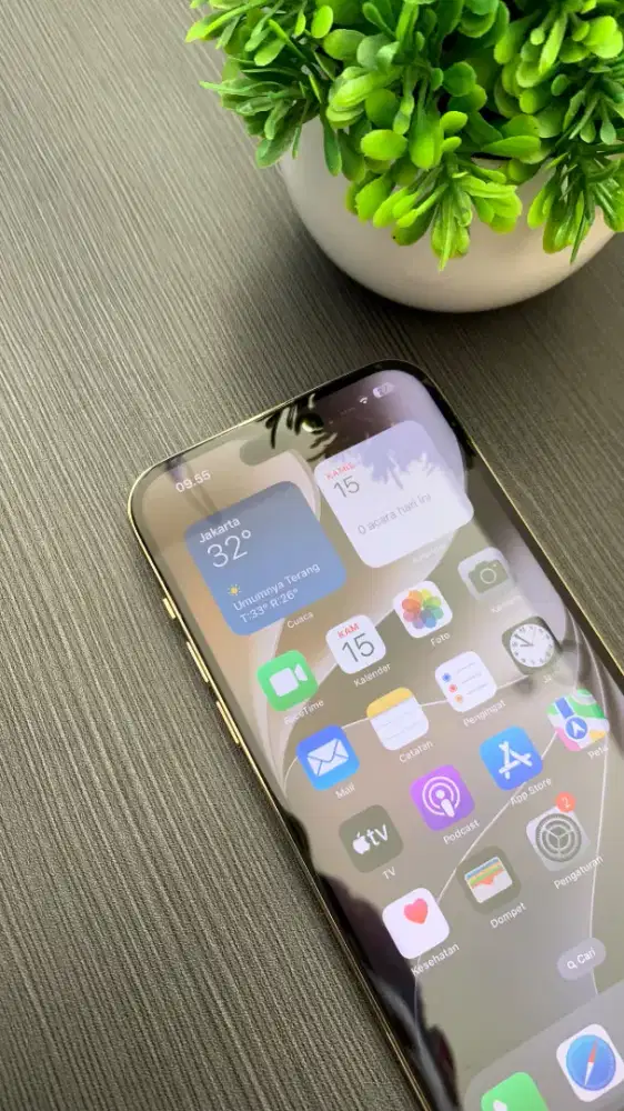 IPHONE 14 PROMAX 128GB GOLD WIFI ONLY MULUS