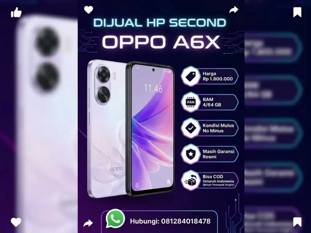 Di jual hp second